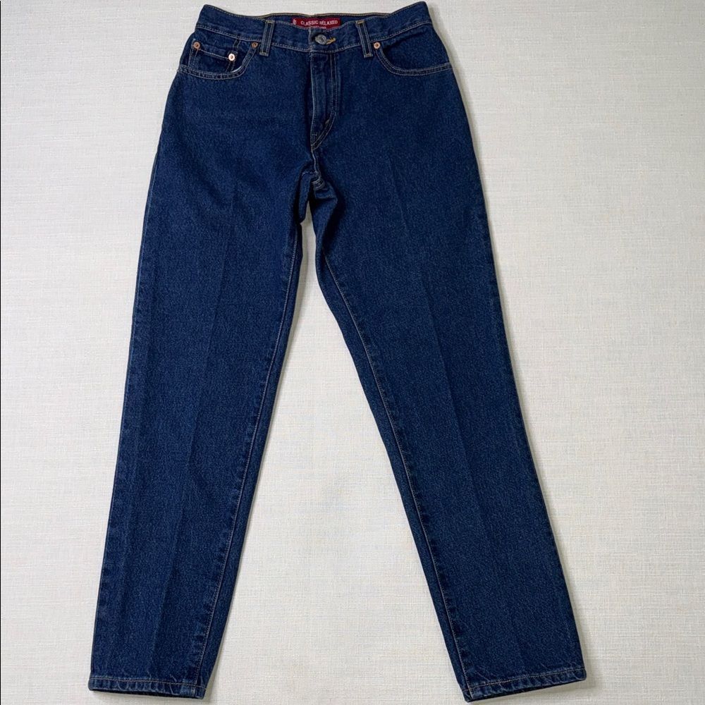Levi's Classic Relaxed 550 Dark Blue Straight Leg Women's Jeans